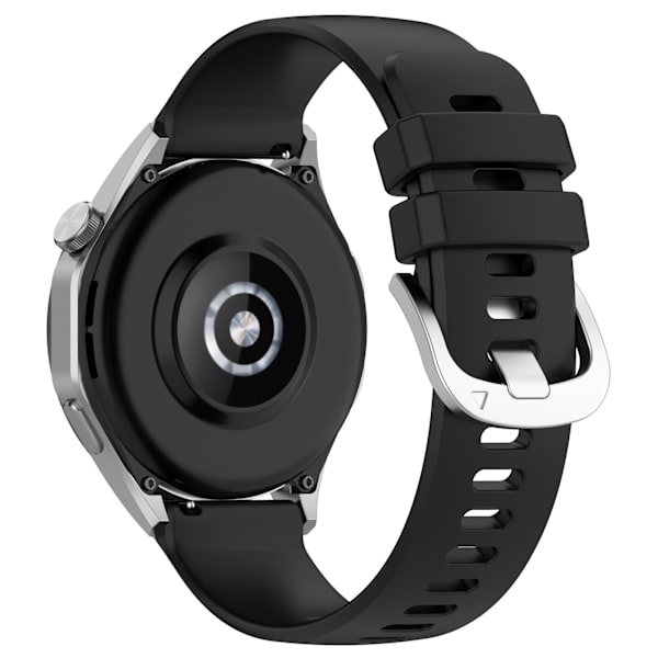 18mm Silikonarmband, Huawei Watch GT 4 41mm, Garmin Venu 3S, LG Watch Svart