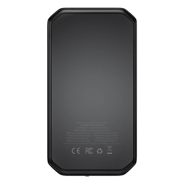 Baseus Super Energy Car Jump Starter 10000mAh, 1000A, USB (svart)