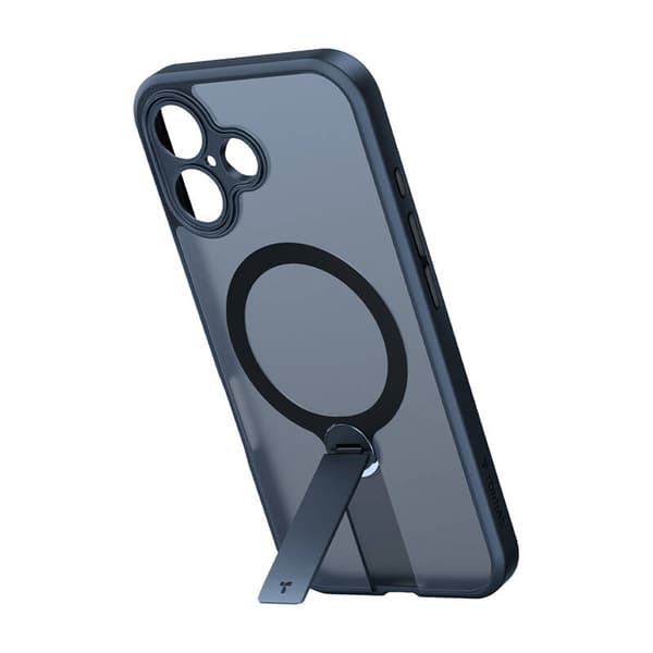 Torras Pstand Spin Fodral för iPhone 16 Plus (svart)