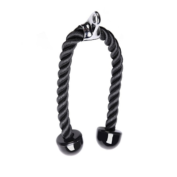 Triceps Pull Down Rope med karabinhage - Gym Cable Machine Attachment