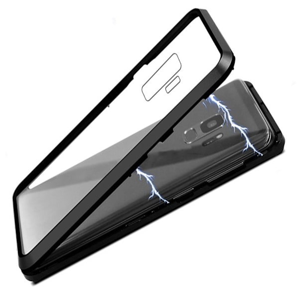 Samsung Galaxy S9 Plus cover med skærmbeskytter Sort