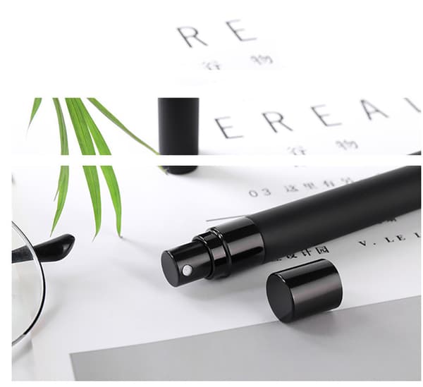 Påfyllbar Parfym Sprayflaska 10 ml 2-pack Black Black