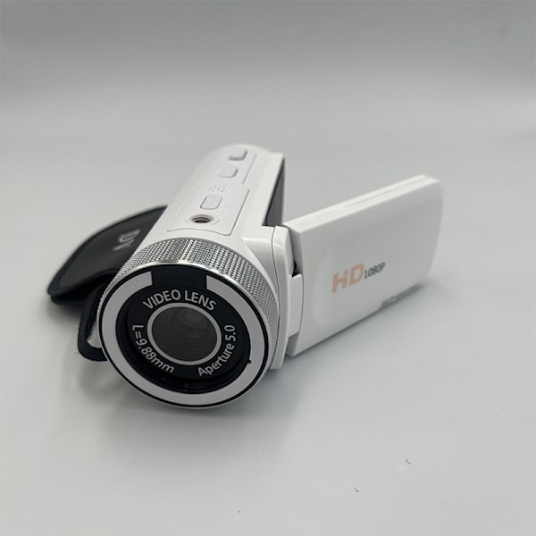 INF HD-Digitalkamera med Vidvinkelobjektiv Vit