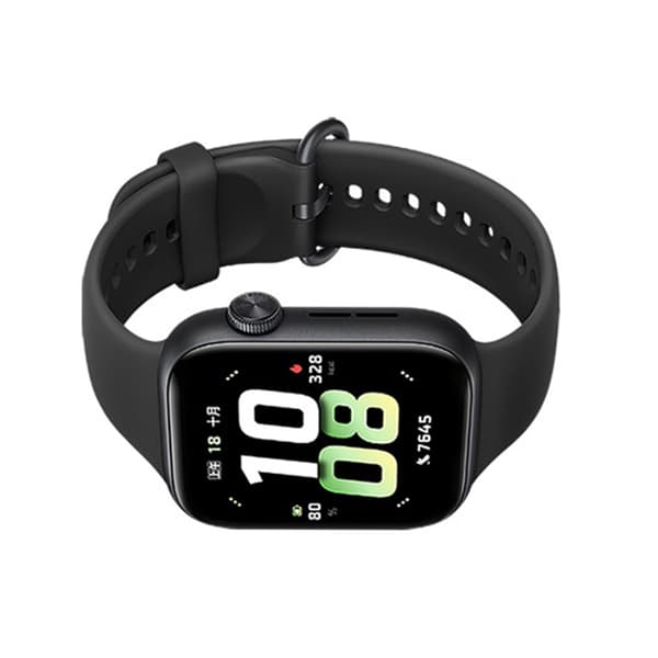 Stilfuld silikonerem til HONOR WATCH 5 Black Black