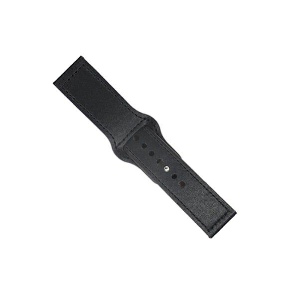 Nahkainen kellonhihna - 22 mm Musta