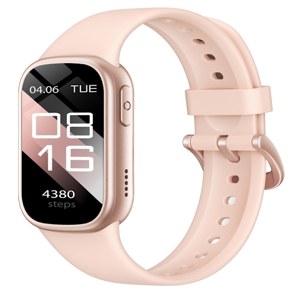 Smartwatch med Bluetooth och Hälsoövervakning Rosa