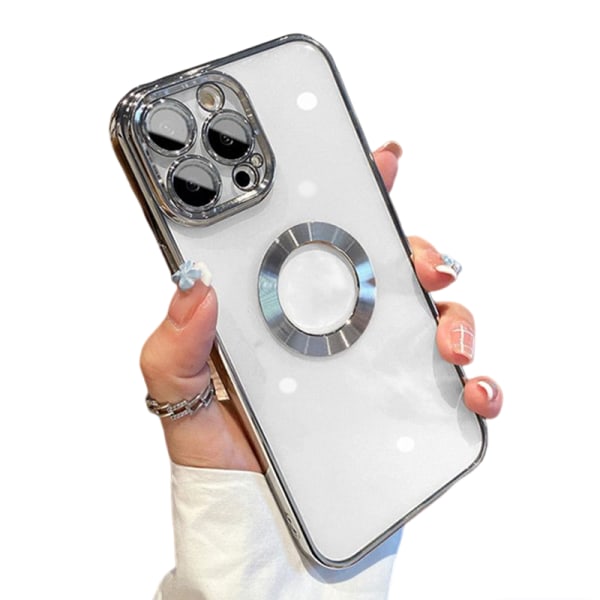 Mobilskal med kameraskydd iPhone 14 Pro Silver