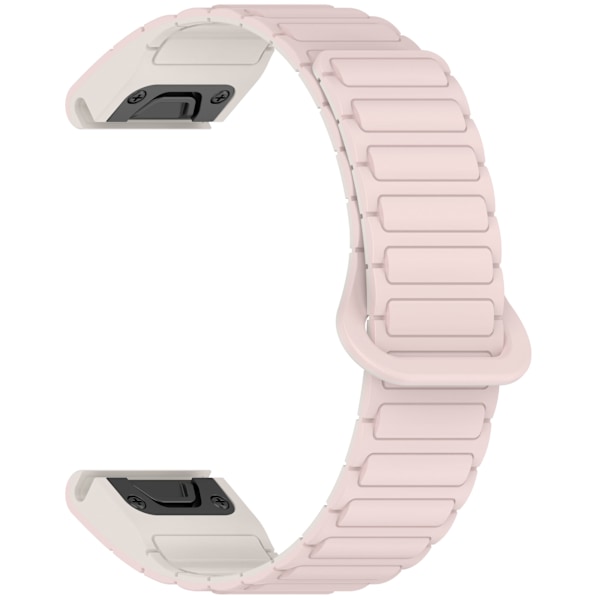 Garmin Fenix 5/6/7/8 magnetisk urrem med hurtig udløsning Lyserød 22 mm
