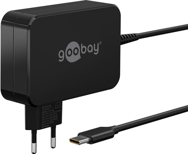 USB-C™-laddare för laptops (65 W) svart