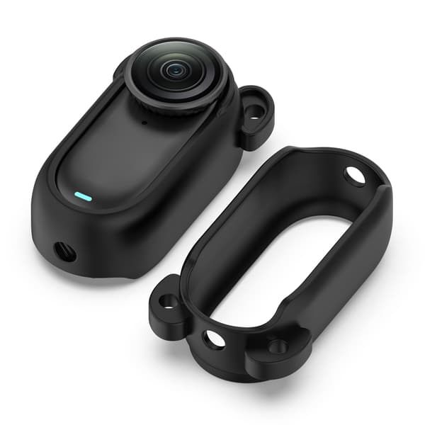 Insta360 GO 2 Silikone Beskyttelsesetui Bærbar Version Black Black