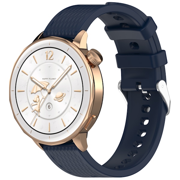 Tyylikäs silikoniranneke OPPO Watch X2 Minille (18 mm) Sininen