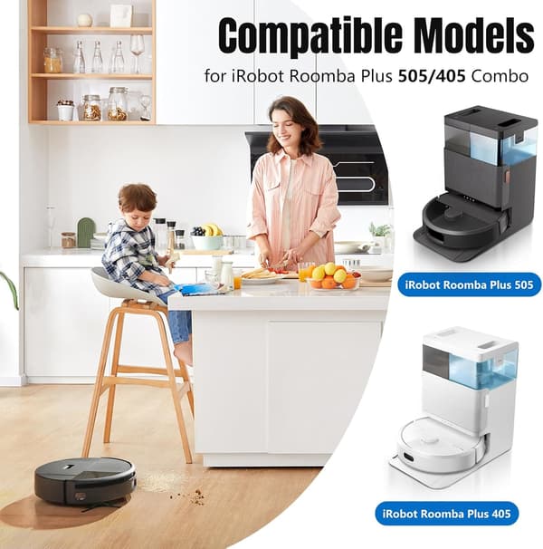 Udskiftningssæt til iRobot Roomba Plus 405/505 Combo støvsuger