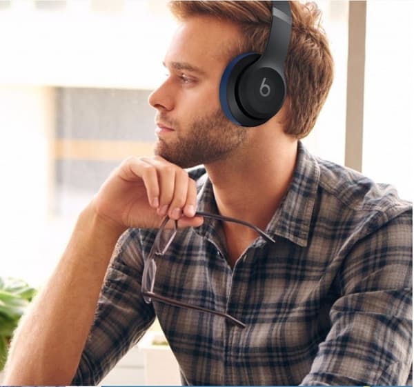 Silikoneørekopper til Beats Solo 4 - Optimal beskyttelse og komfort Blue Blue