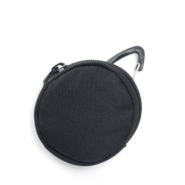 Earbud matkalaukku, vedenpitävä iskunkestävä korvakuulokekotelo Musta
