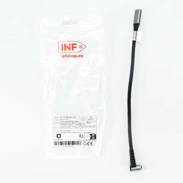 Full-Function USB-C forlænger kabel kompatibel med Steam Deck — 10Gbps, PD100W, 4K60Hz, flettet 0.25/0.5 m 0.25m 0.25m