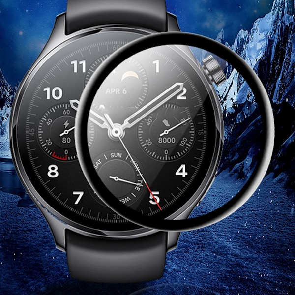 Skärmskydd i Härdat Glas för Smartklocka, 2-pack Xiaomi Watch S1 Pro