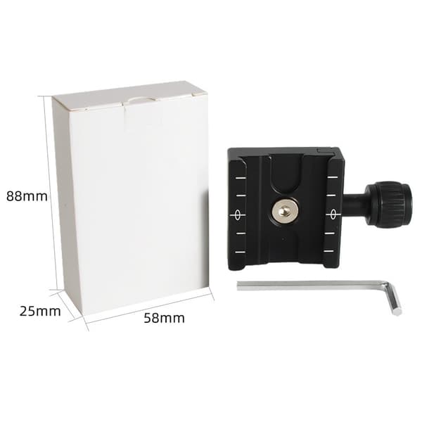 Quick Release Plate QR-50 Clamp Adapter til DSLR-kameraer