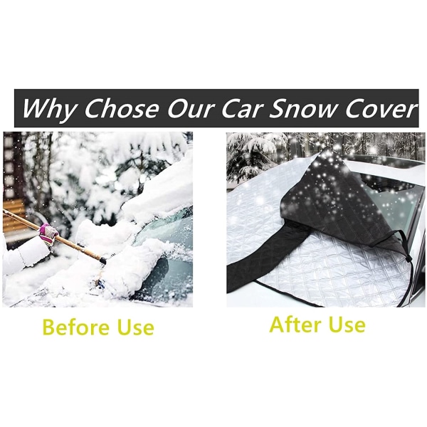 Vindruteöverdrag till bil -Snöskydd till Bilen / Frostskydd Fram
