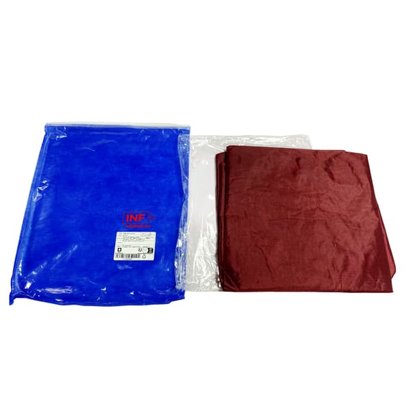 Vandtæt cykel-regnponcho Red Red