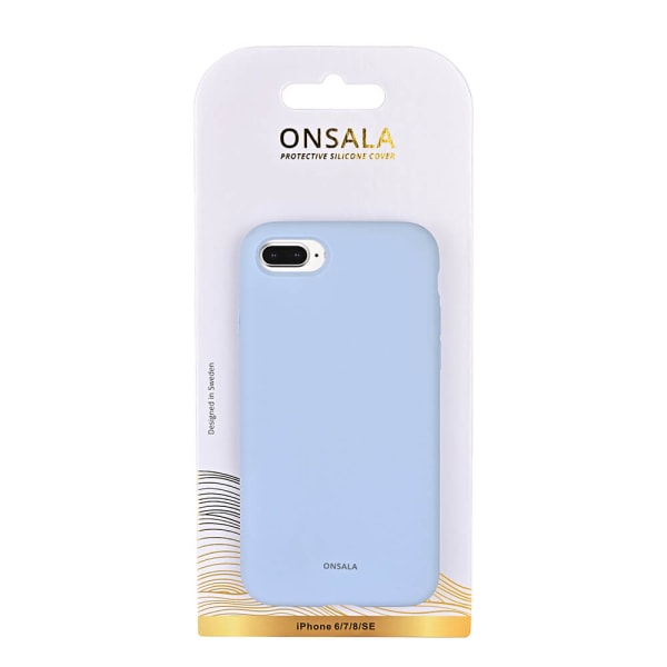 ONSALA Mobilskal Silikon Light Blue - iPhone 6/7/8/SE