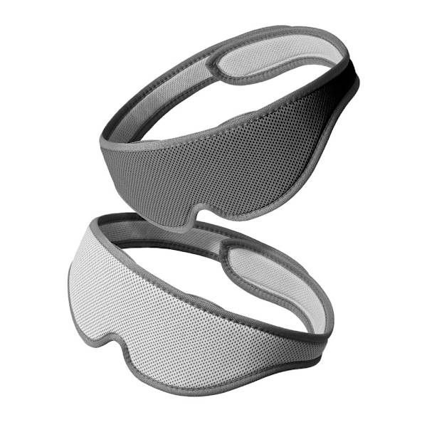 Justerbar 3D Sovmask - Separat Ögonhålsdesign LightGrey LightGrey