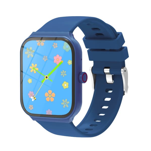 Multifunktionell Smartwatch med Bluetooth-samtal och Hälsoövervakning, kompatibelt med Android och iOS Blue Blue