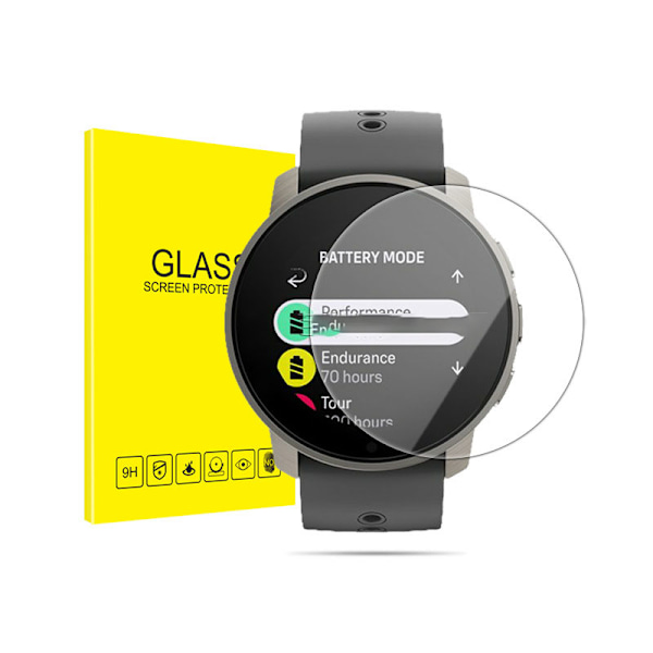 Skärmskydd i härdat glas för Smartwatch (2-pack) Suunto 9 PEAK Pro