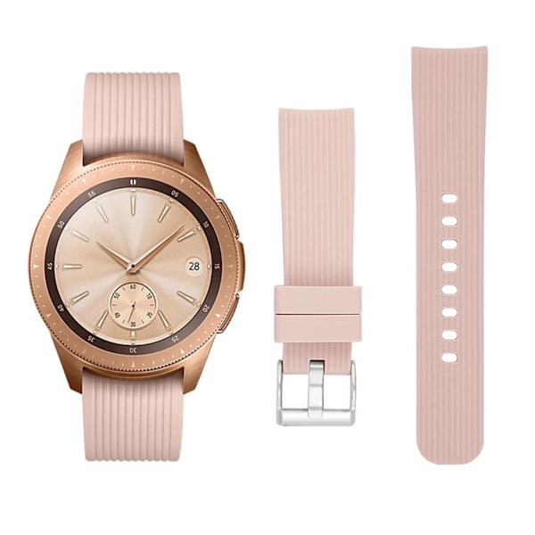 Samsung Galaxy Watch 42 mm  silikonearmbånd (S) Sort