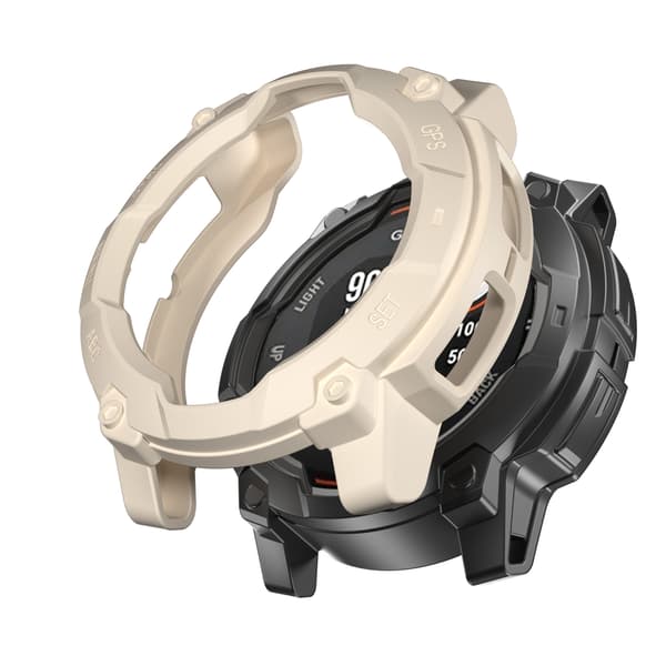Stardust beskyttelsesetui til Garmin Instinct 3 White 50 mm White 50 mm