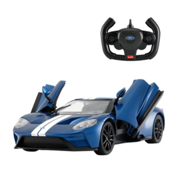 RASTAR R/C 1:14 Ford GT fjärrstyrd bil (blå)