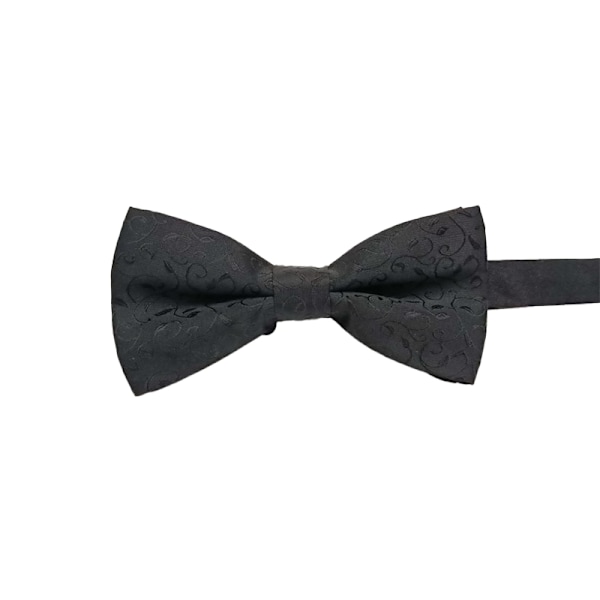 Svart fluga - NJ-27 | Elegant förknuten halsduk