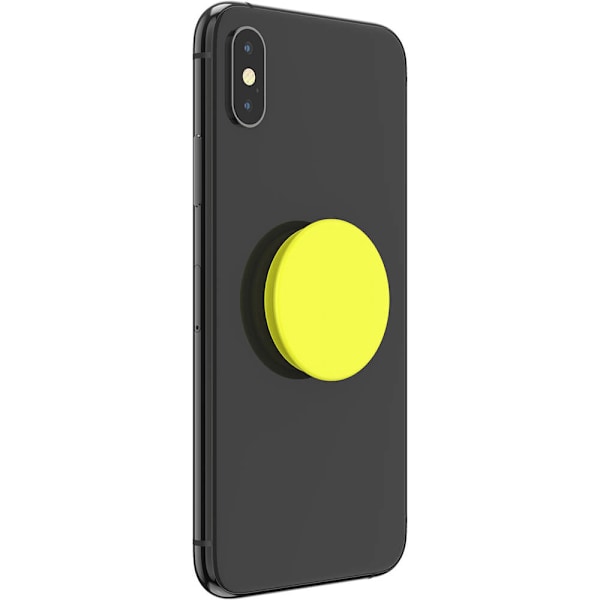 POPSOCKETS Neon Jolt Yellow Avtagbart Grip med Ställfunktion