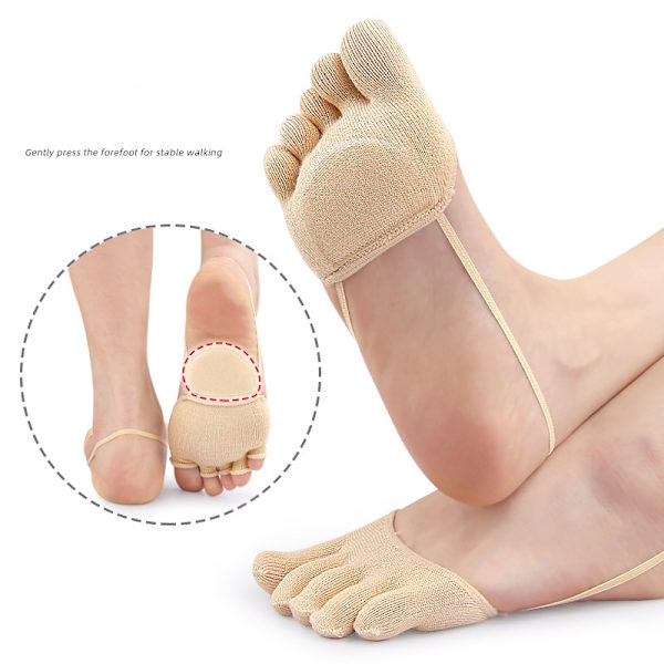 Anti-Friction Half-Toe Strap sukat Musta