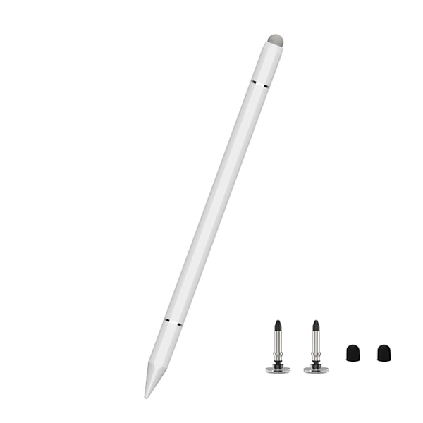 Tarkat Stylus-kynän levyt ja silikonikärjet Valkoinen