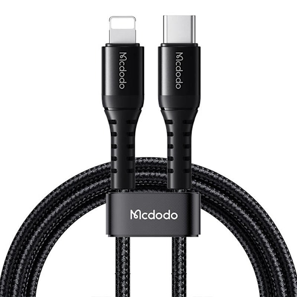 USB-C-kaapeli lightning Mcdodo CA-5631, 36W, 1m (musta)