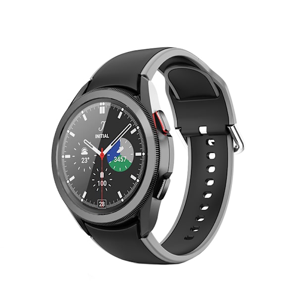 To-farvet silikonerem til Samsung Watch 4/5 - 20 mm