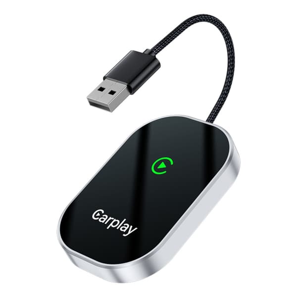 Smart Carplay & Android Auto Trådløs Adapter - 2-i-1 Forbindelsesboks, kompatibel med Apple og Android Enheder