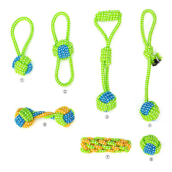 Pet Toy Combo Set - Tuggleksaker i bomullsrep för hundar