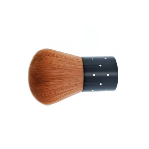 Base Dust Brush 10pcs kompatibelt med – Bløde syntetiske børstehår til flydende og cremefoundation, concealer og basis makeup Brown Brown