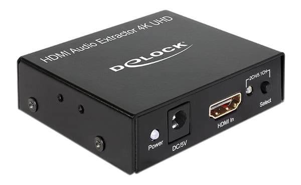 HDMI Stereo/5.1 audio extractor UltraHD S/PDIF 3.5mm black