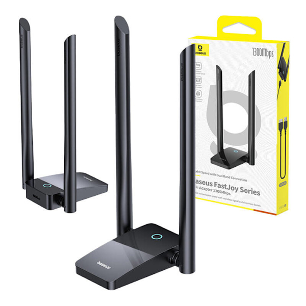 Adapter WiFi Baseus FastJoy 1300Mbps (sort)