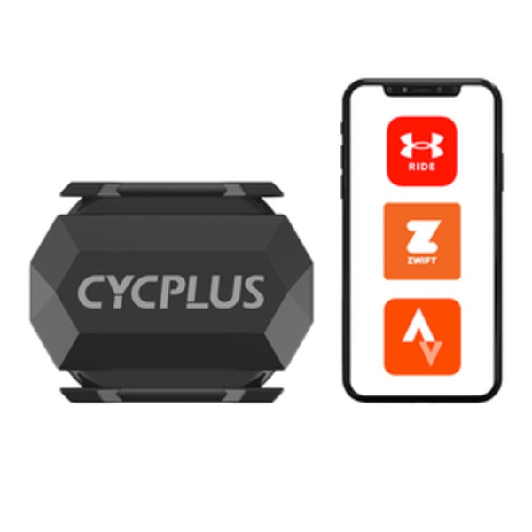 Kadencehastighedssensor Cycplus C3 - kompatibel med Wahoo, Zwift, Endomondo, Mapmyride osv.