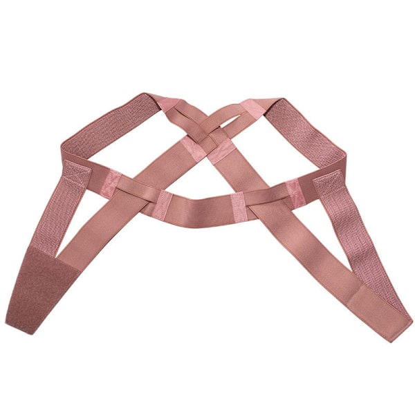 Pink Anti-Slouch Posture Corrector Back Brace L