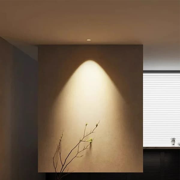 2-Pack 7W LED Infällda Downlights, 75mm Utskärning, 4000K, Svart Aluminiumlegering