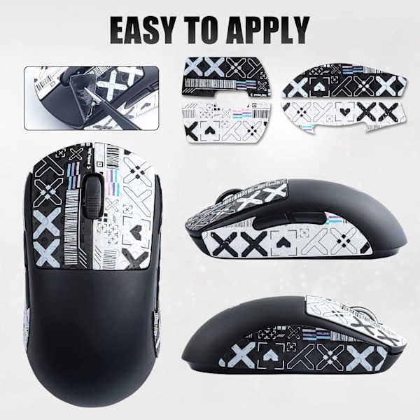 Forbedrede grebsmusemærkater til Logitech MX Master 2/2S White White