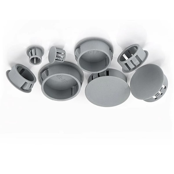 20 mm:n reikätulpat, napsautettavat muoviset reikien kannet (10 kpl)