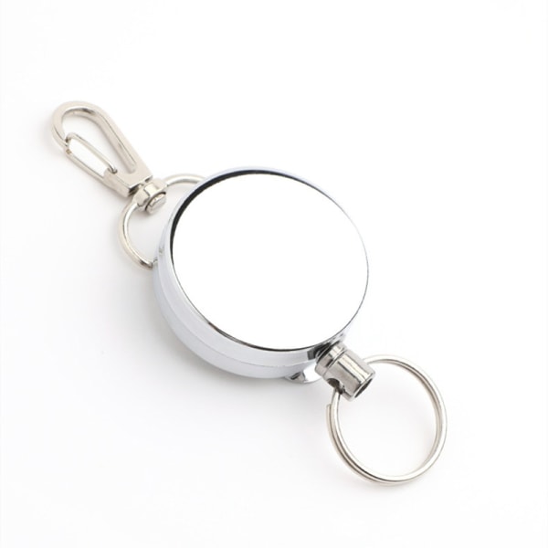 Jojo-nyckelring med indragbart snöre Silver Silver