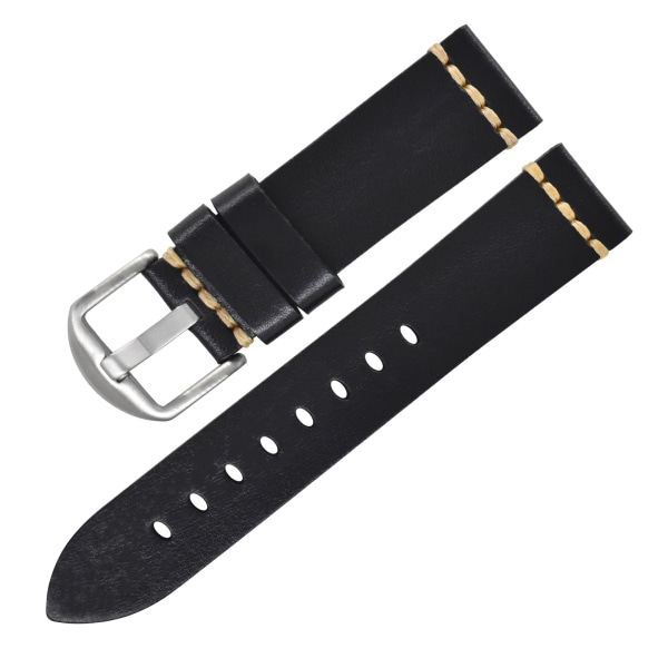 Ersättande Klockarmband i Äkta Läder 20 mm