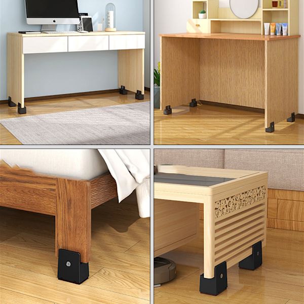 Justerbara möbelbenkuddar, 4-pack S