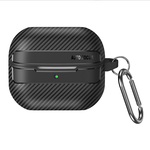Beskyttende etui i kulfiber til Samsung Galaxy Buds3/3pro Sort